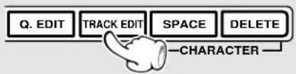 KENWOOD XD-9580 - Press the TRACK EDIT key at the desired position. - 2