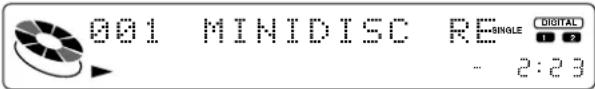 001 MINIDISC RE-SINGLE - 2:23