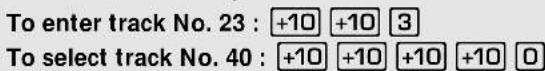 KENWOOD XD-9580 - Select track numbers in the order you want to play them. - 4