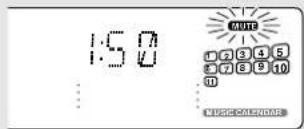 KENWOOD XD-9580 - Muting the sound temporarily (only on the remote control) - 2