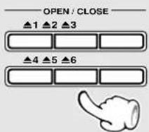 OPEN / CLOSE ▲1 ▲2 ▲3 ▲4 ▲5 ▲6