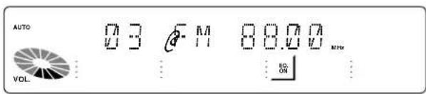 AUTO VOL. 03 5.11 88.00 MHz ED. ON