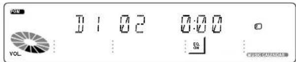FON 0:1 0:2 0:00 VOL EQ ON C:\LOGICAL\1
