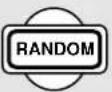 KENWOOD XD-8050 - Select the RANDOM mode. - 8