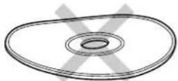 KENWOOD XD-8050 - Caution on disc used - 2