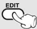 KENWOOD XD-8050 - Light the "EDIT" indicator. - 2