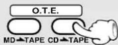 KENWOOD XD-8050 - Press the O.T.E. key. - 2
