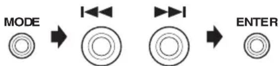 KENWOOD R-K701 - Programmnummer für Timereinstellung eingeben. - 1