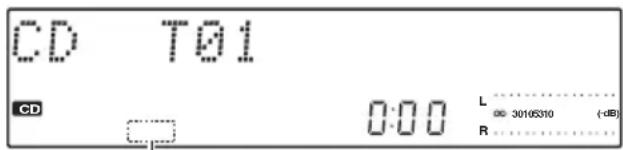 CD T01 CD 0:00 L ∞ 3016510 (+dB) R