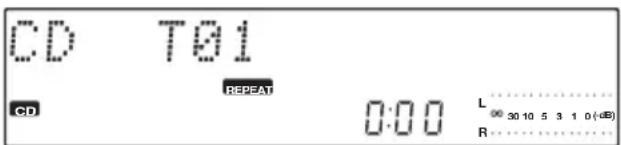 CD T01 REPEAT CD 0:00 L 30 10 5 3 1 0 (dB) R