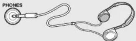 KENWOOD R-K701 - Den Stecker der Kopfhörer in die PHONES buchse stecken. - 1