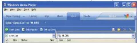 KENWOOD M1GD50 - Verwendung von Windows Media Player 11/10/9 - 7