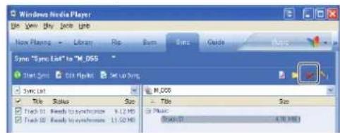 KENWOOD M2GD55 - Verwendung von Windows Media Player 11/10/9 - 2