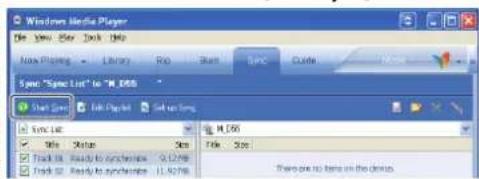KENWOOD M2GD55 - Verwendung von Windows Media Player 11/10/9 - 8