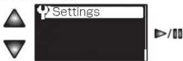 Settings