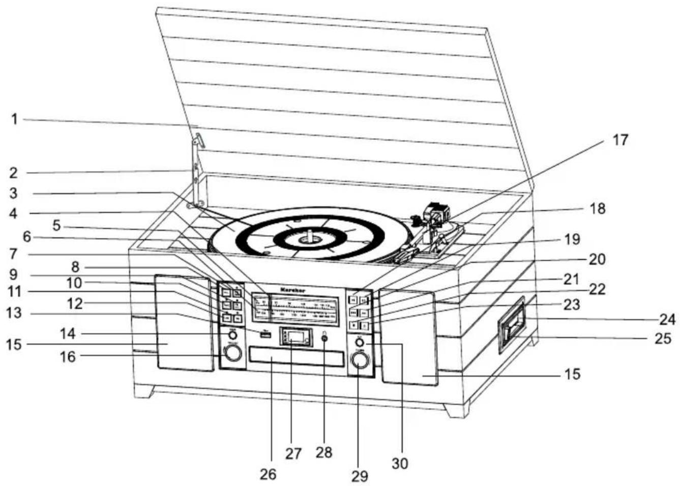 Karcher Audio NO-038 - Power Supply - 2