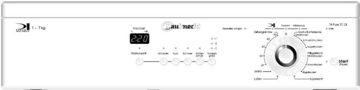 BAUKNECHT TA Pure 7C DI - Kurzanleitung - 1