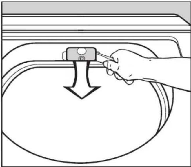 MIELE T 250 C - Glühlampe für Trommelbeleuchtung auswechseln - 1
