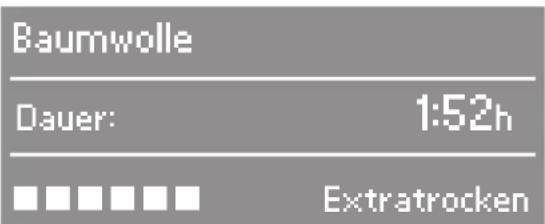 MIELE Softtronic T 9446 C - AnwahlvonProgrammenüberdas Display - 2