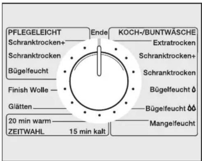 MIELE T 253 C - ③Programm wählen - 1