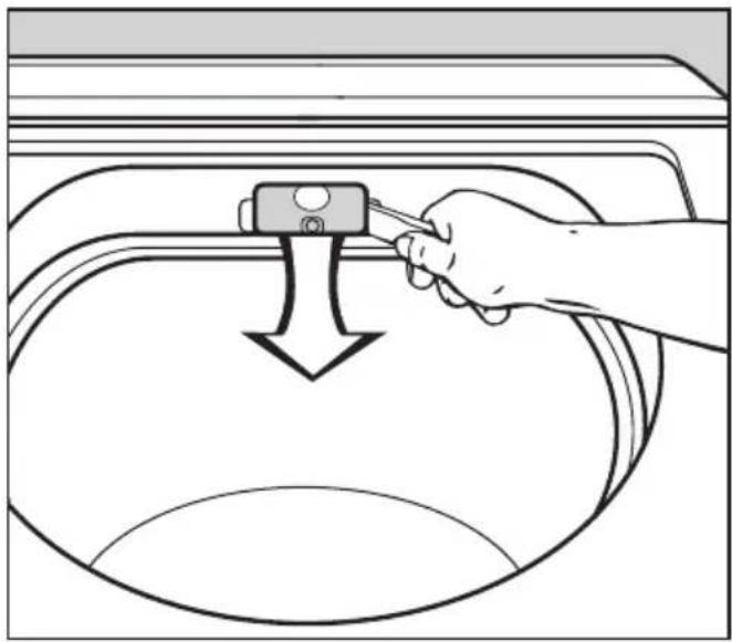 MIELE T 240 - Glühlampe für Trommelbeleuchtung auswechseln - 1