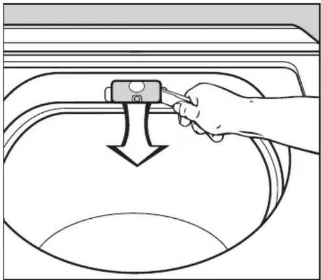 MIELE T 227 - Glühlampe für Trommelbeleuchtung auswechseln - 1