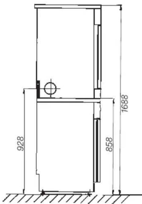 MIELE Super T 685 - Installationsbeispiel 4 - 1