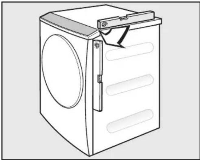 MIELE Softtronic T 9646 C - Trockner ausrichten - 1