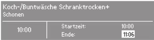 MIELE PT 8505 - Verzögerungszeit wählen - 1