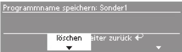 MIELE PT 8505 - Programmname speichern - 1