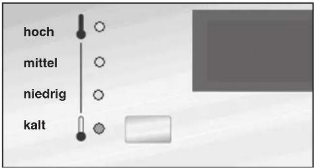 MIELE PT 8401 - Temperatur wählen - 1