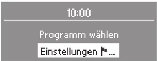 MIELE PT 5135C - Menü Einstellungen öffnen - 1