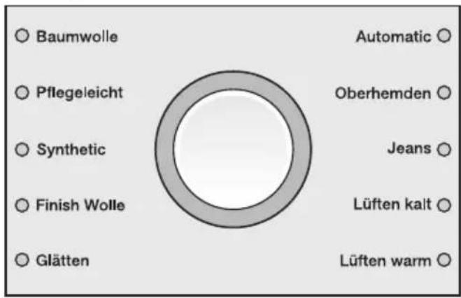 MIELE Softtronic Mistral C - ④Programmwählen - 1