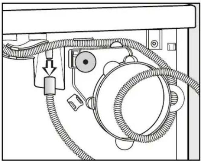 MIELE Premium Edition T 8970 WP - Ablaufschlauch verlegen - 1