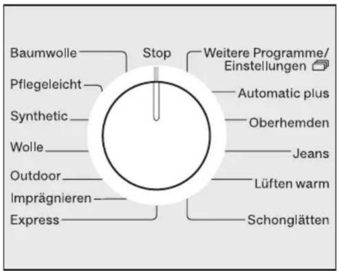 MIELE Premium Edition T 8970 WP - Programm wählen - 1