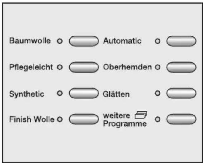 MIELE Softtronic T 9447 C - Programm wählen - 1
