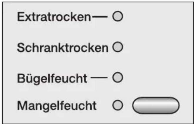 MIELE Softtronic T 8725 - Trockenstufenprogramme - 1