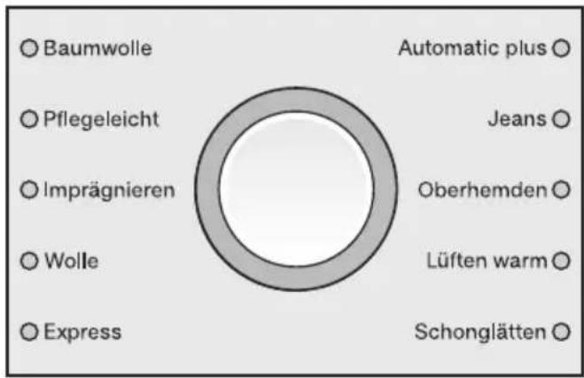 MIELE EcoActive T 7900 WP - Programm wählen - 1