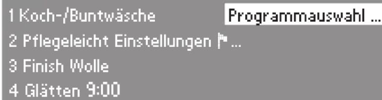 MIELE Navitronic T 4892 C - Einstiegsmenü - 1