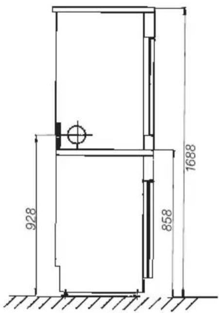 MIELE Novotronic T 480 - Installations-Beispiel 4 - 1