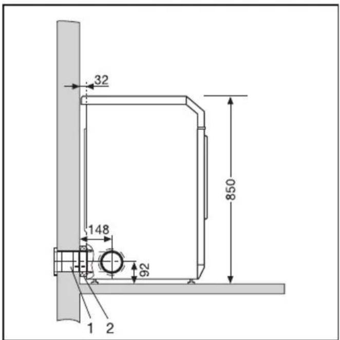 MIELE Softtronic T 4367 - © Mauerrohr-Direktanschluss - 2