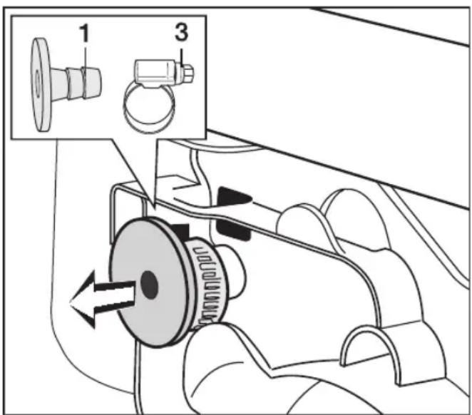MIELE T 8602 C - Besondere Anschlussbedingungen, die ein Rückschlagventilerfordern - 1