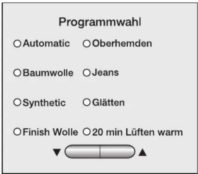 MIELE T 8436 C - 4Programm wählen - 1