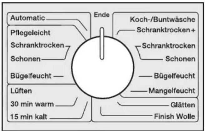 MIELE T 8303 C - Programm wählen - 1