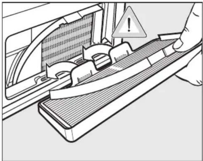 MIELE Supertronic T 8001 WP - Kühlrippen reinigen (Gitter unten rechts) - 3