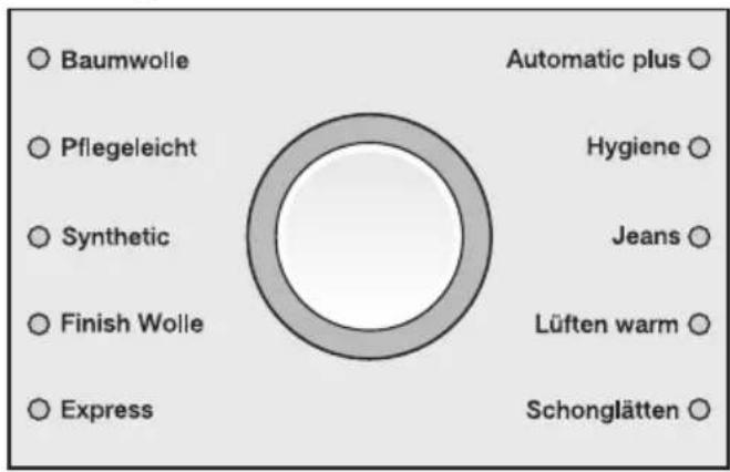 MIELE T 7984 C Exklusiv Edition - Programm wählen - 1