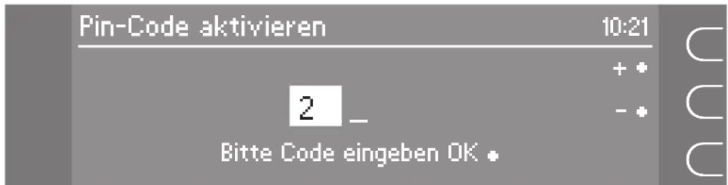 MIELE T 8000WP - Pin-Code aktivieren - 1