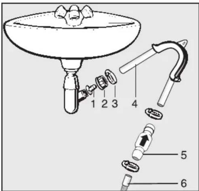 MIELE T 7780 C Home Care C - Besondere Anschlussbedingungen, die ein Rückschlagventil erfordern - 2