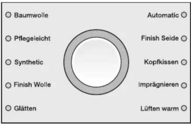 MIELE T 7746 C - Programm wählen - 1