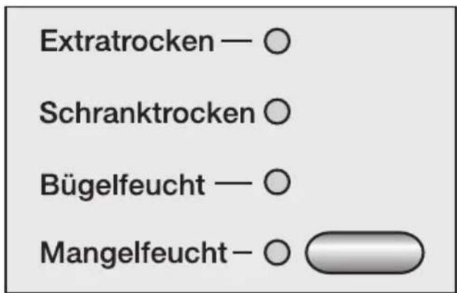 MIELE T 7744C - Trockenstufenprogramme - 1